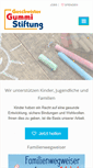 Mobile Screenshot of gummi-stiftung.de