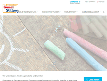 Tablet Screenshot of gummi-stiftung.de